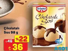 DR. OETKER ÇİKOLATALI SOS 98 G fiyat ve kampanya bilgisi